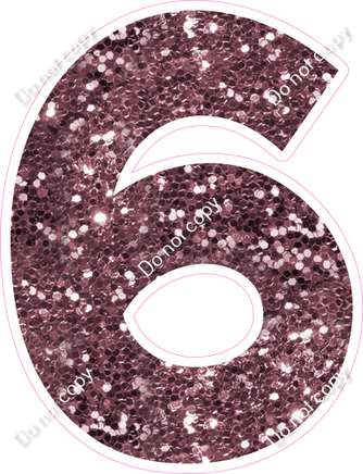 KG 23.5" Individuals - Mauve Sparkle 6