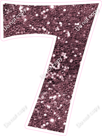 KG 23.5" Individuals - Mauve Sparkle 7