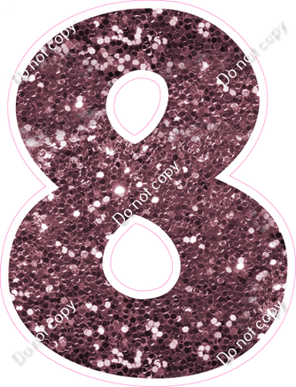 KG 23.5" Individuals - Mauve Sparkle 8