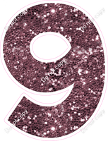 KG 23.5" Individuals - Mauve Sparkle 9