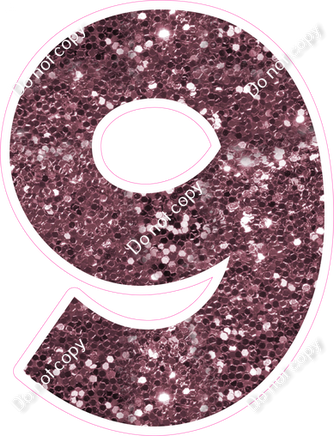 KG 23.5" Individuals - Mauve Sparkle 9