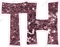 KG 23.5" Individuals - Mauve Sparkle TH