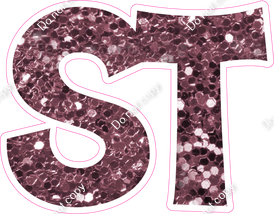 KG 23.5" Individuals - Mauve Sparkle ST