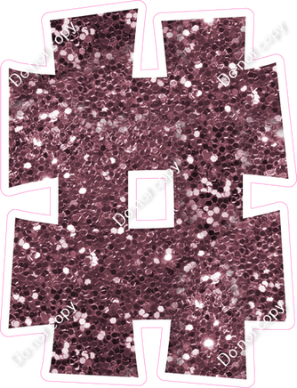 KG 23.5" Individuals - Mauve Sparkle #