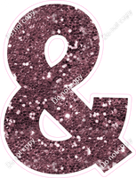 KG 23.5" Individuals - Mauve Sparkle &
