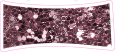 KG 23.5" Individuals - Mauve Sparkle Dash