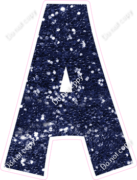 KG 23.5" Individuals - Navy Blue Sparkle A
