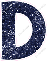 KG 23.5" Individuals - Navy Blue Sparkle D