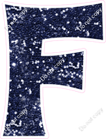 KG 23.5" Individuals - Navy Blue Sparkle F