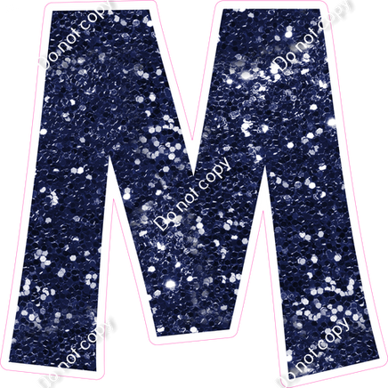 KG 23.5" Individuals - Navy Blue Sparkle M