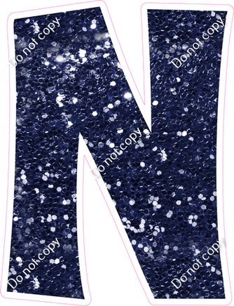 KG 23.5" Individuals - Navy Blue Sparkle N
