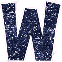 KG 23.5" Individuals - Navy Blue Sparkle W