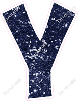 KG 23.5" Individuals - Navy Blue Sparkle Y