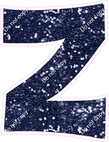 KG 23.5" Individuals - Navy Blue Sparkle Z