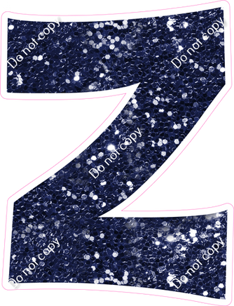 KG 23.5" Individuals - Navy Blue Sparkle Z