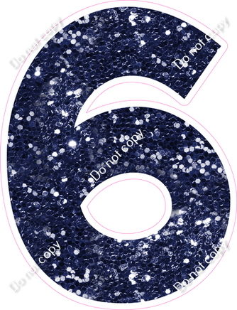 KG 23.5" Individuals - Navy Blue Sparkle 6