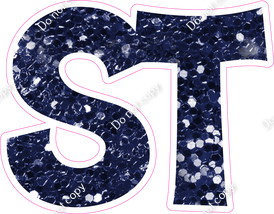 KG 23.5" Individuals - Navy Blue Sparkle ST