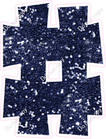 KG 23.5" Individuals - Navy Blue Sparkle #