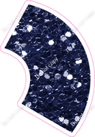 KG 23.5" Individuals - Navy Blue Sparkle Apostrophe
