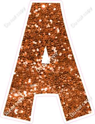 KG 23.5" Individuals - Orange Sparkle A
