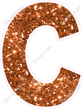 KG 23.5" Individuals - Orange Sparkle C