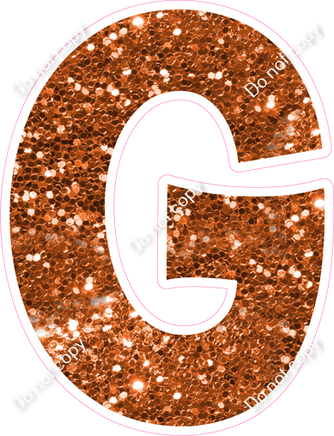 KG 23.5" Individuals - Orange Sparkle G