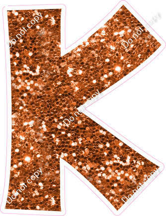 KG 23.5" Individuals - Orange Sparkle K