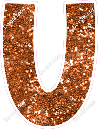 KG 23.5" Individuals - Orange Sparkle U