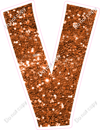 KG 23.5" Individuals - Orange Sparkle V