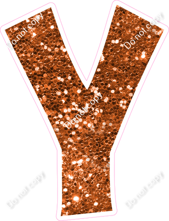 KG 23.5" Individuals - Orange Sparkle Y