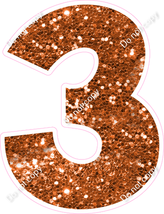 KG 23.5" Individuals - Orange Sparkle 3