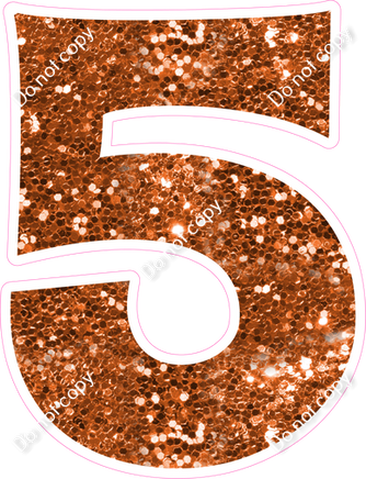 KG 23.5" Individuals - Orange Sparkle 5