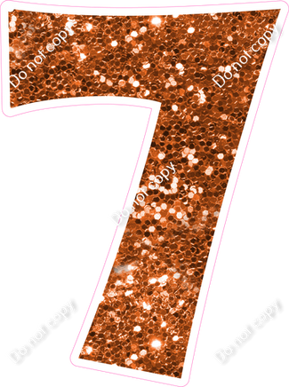 KG 23.5" Individuals - Orange Sparkle 7