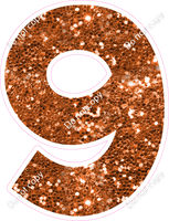 KG 23.5" Individuals - Orange Sparkle 9
