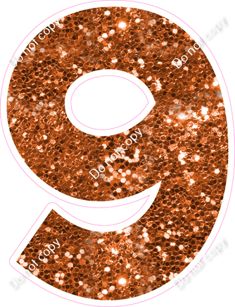 KG 23.5" Individuals - Orange Sparkle 9