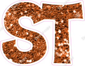 KG 23.5" Individuals - Orange Sparkle ST