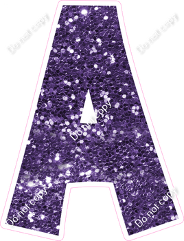 KG 23.5" Individuals - Purple Sparkle A