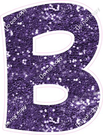 KG 23.5" Individuals - Purple Sparkle B