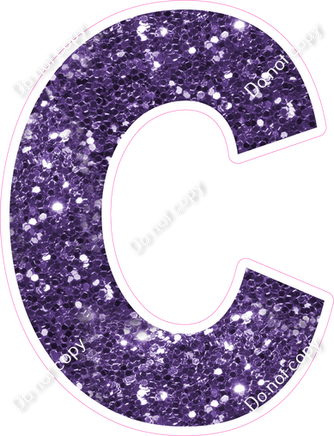 KG 23.5" Individuals - Purple Sparkle C