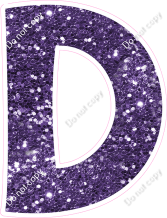 KG 23.5" Individuals - Purple Sparkle D