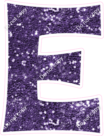 KG 23.5" Individuals - Purple Sparkle E