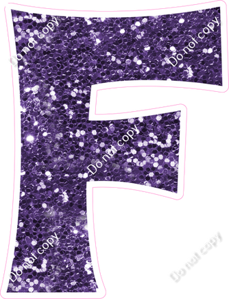KG 23.5" Individuals - Purple Sparkle F