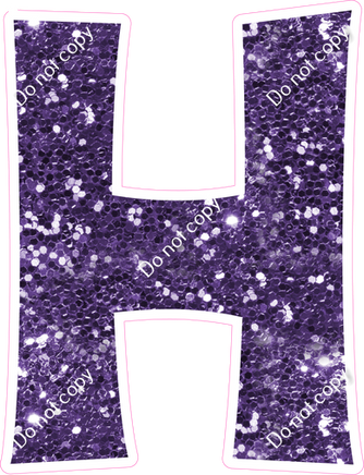 KG 23.5" Individuals - Purple Sparkle H