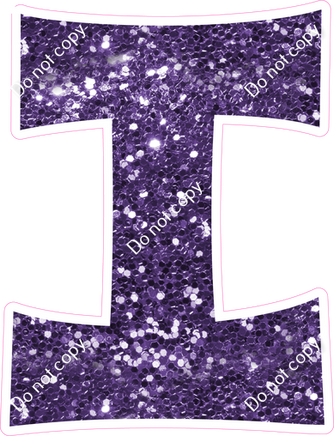 KG 23.5" Individuals - Purple Sparkle I