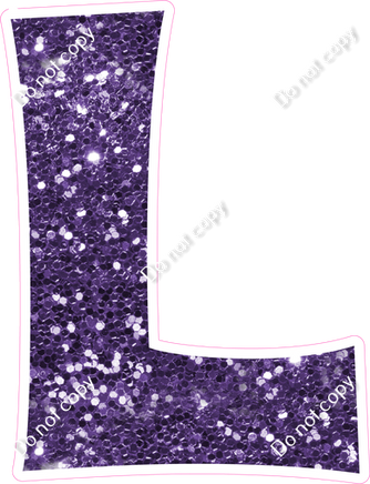 KG 23.5" Individuals - Purple Sparkle L