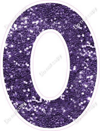 KG 23.5" Individuals - Purple Sparkle O