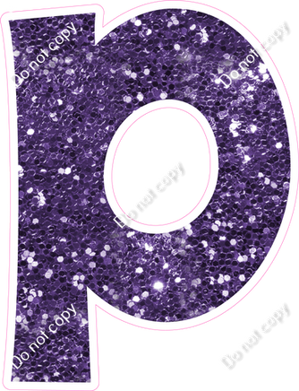 KG 23.5" Individuals - Purple Sparkle P