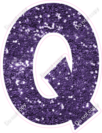 KG 23.5" Individuals - Purple Sparkle Q