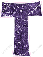 KG 23.5" Individuals - Purple Sparkle T