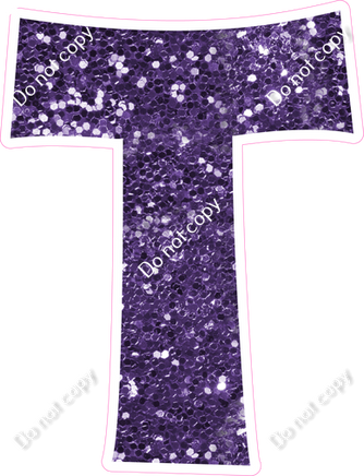 KG 23.5" Individuals - Purple Sparkle T